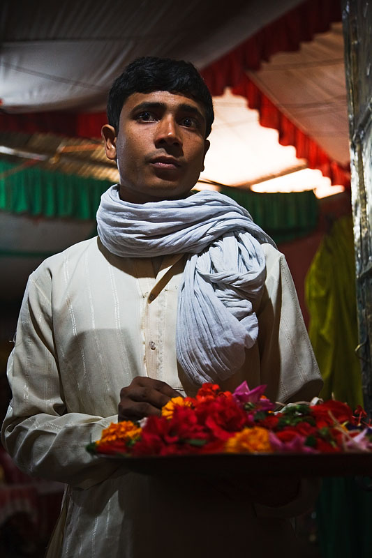  Young monk at one of the many Vaishnava monasteries on the island Majuli   Assam